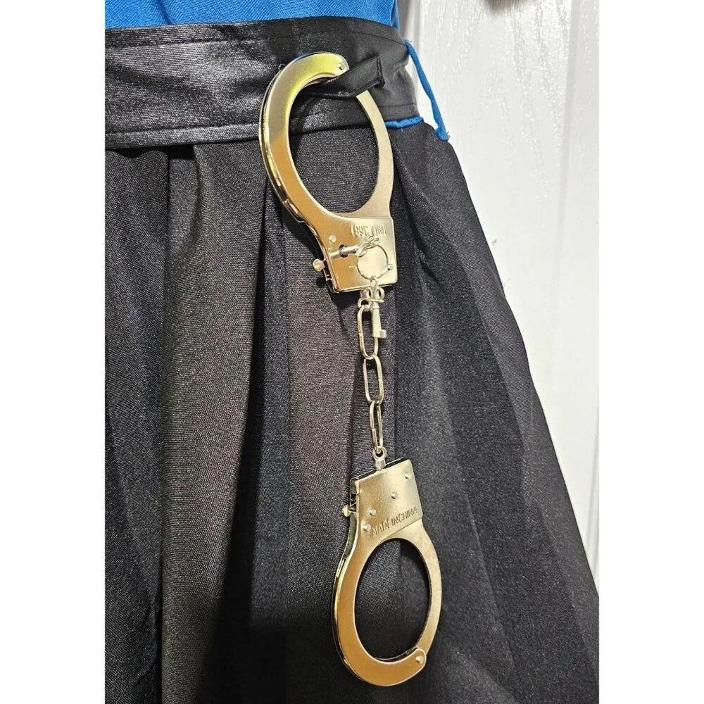 Officer Cop Cutie Costume Girls 12-14 Police Set Handcuffs Radio Sunglasses
